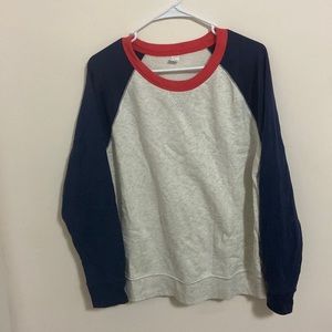 multi colored long sleeve sweater.